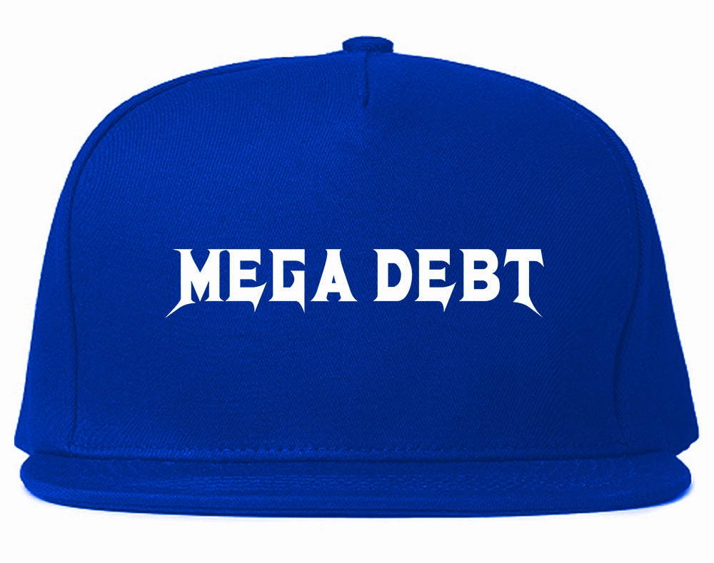 Mega Debt Funny Financial Mens Snapback Hat