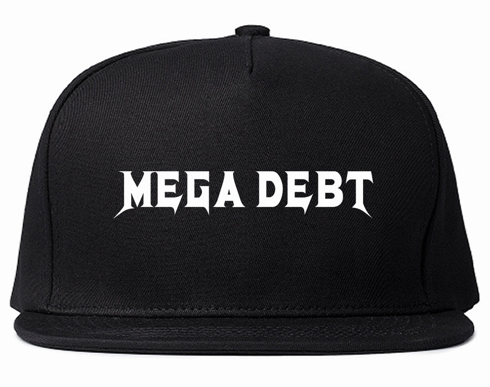 Mega Debt Funny Financial Mens Snapback Hat