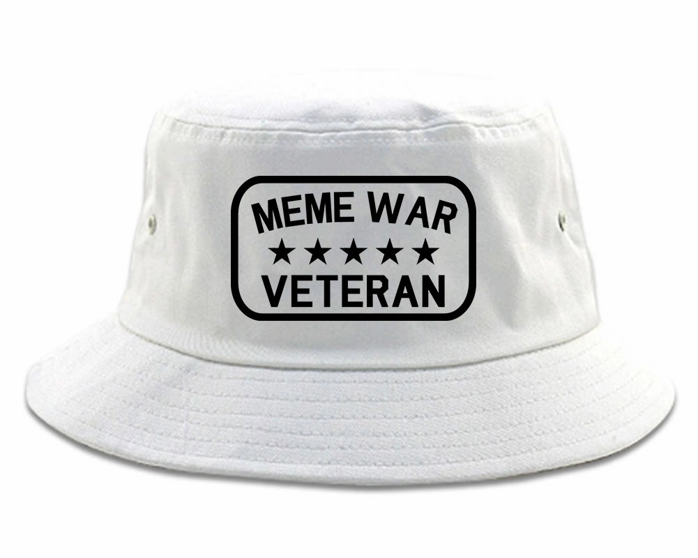 Meme War Veteran Mens Bucket Hat