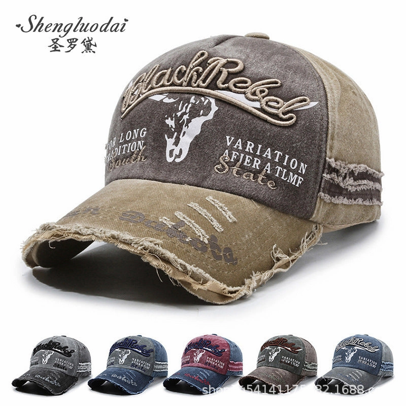 Men's Washed Baseball Cap Vintage casual-baseball-cap
