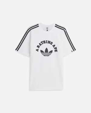 Herren BAPE T-Shirt Weiß