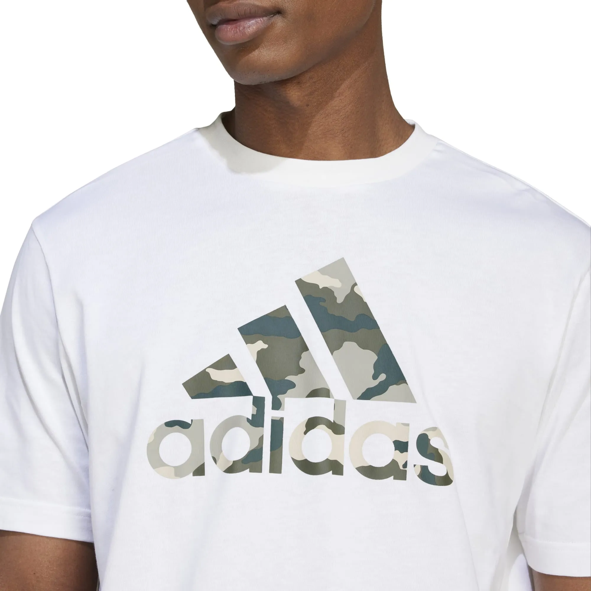 Herren T-Shirt mit Camouflage-Sportabzeichen-Print