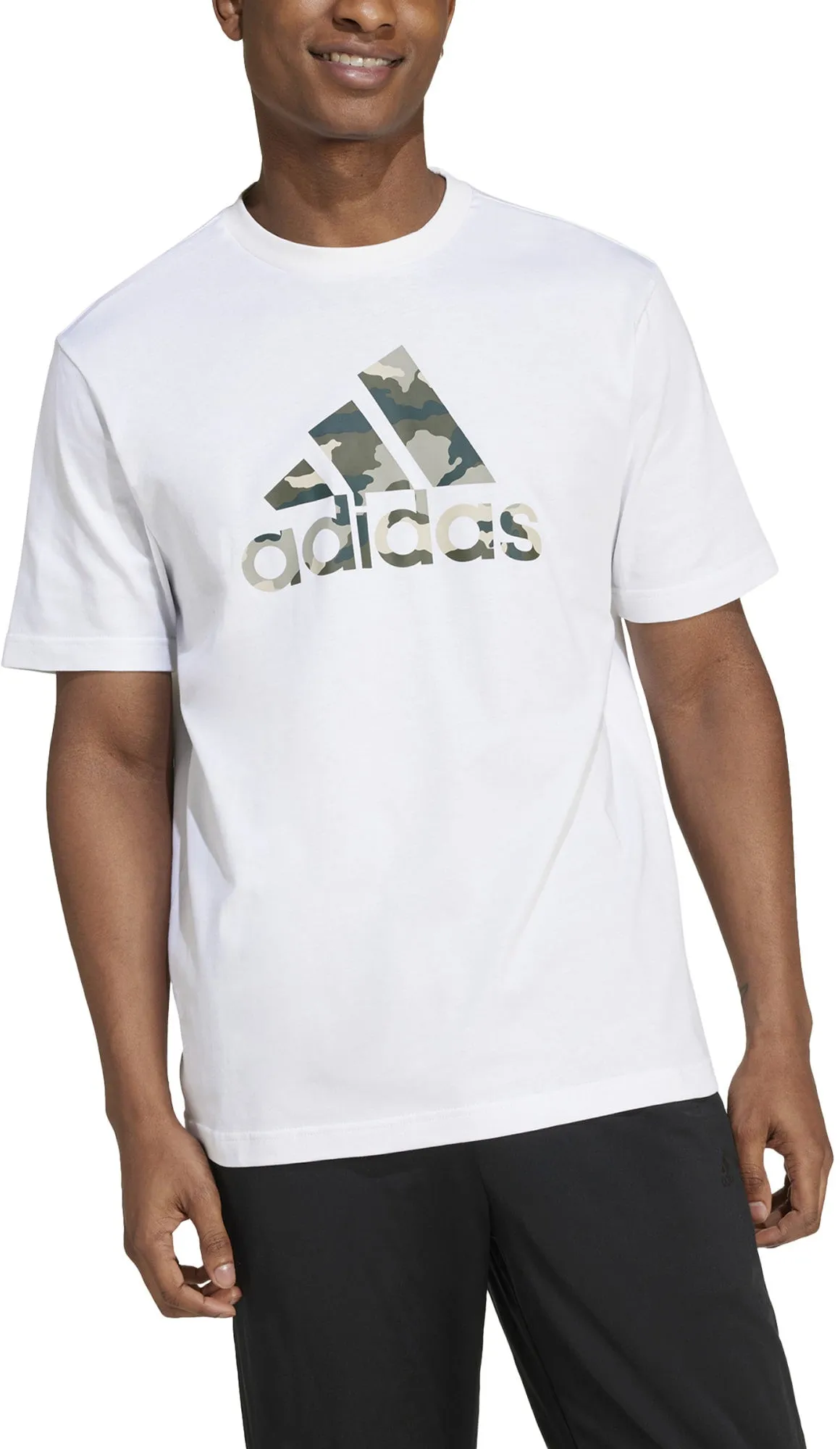 Herren T-Shirt mit Camouflage-Sportabzeichen-Print