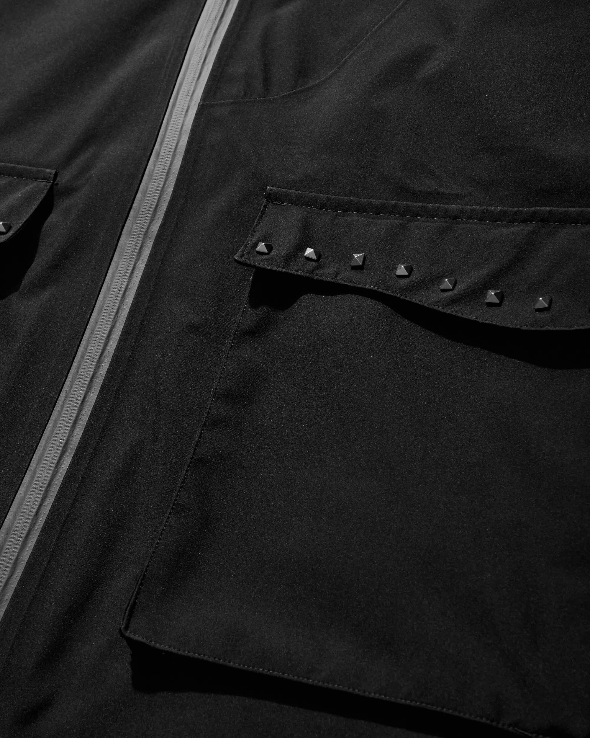 Herren Dime Steppjacke mit Nieten GORE-TEX Schwarz