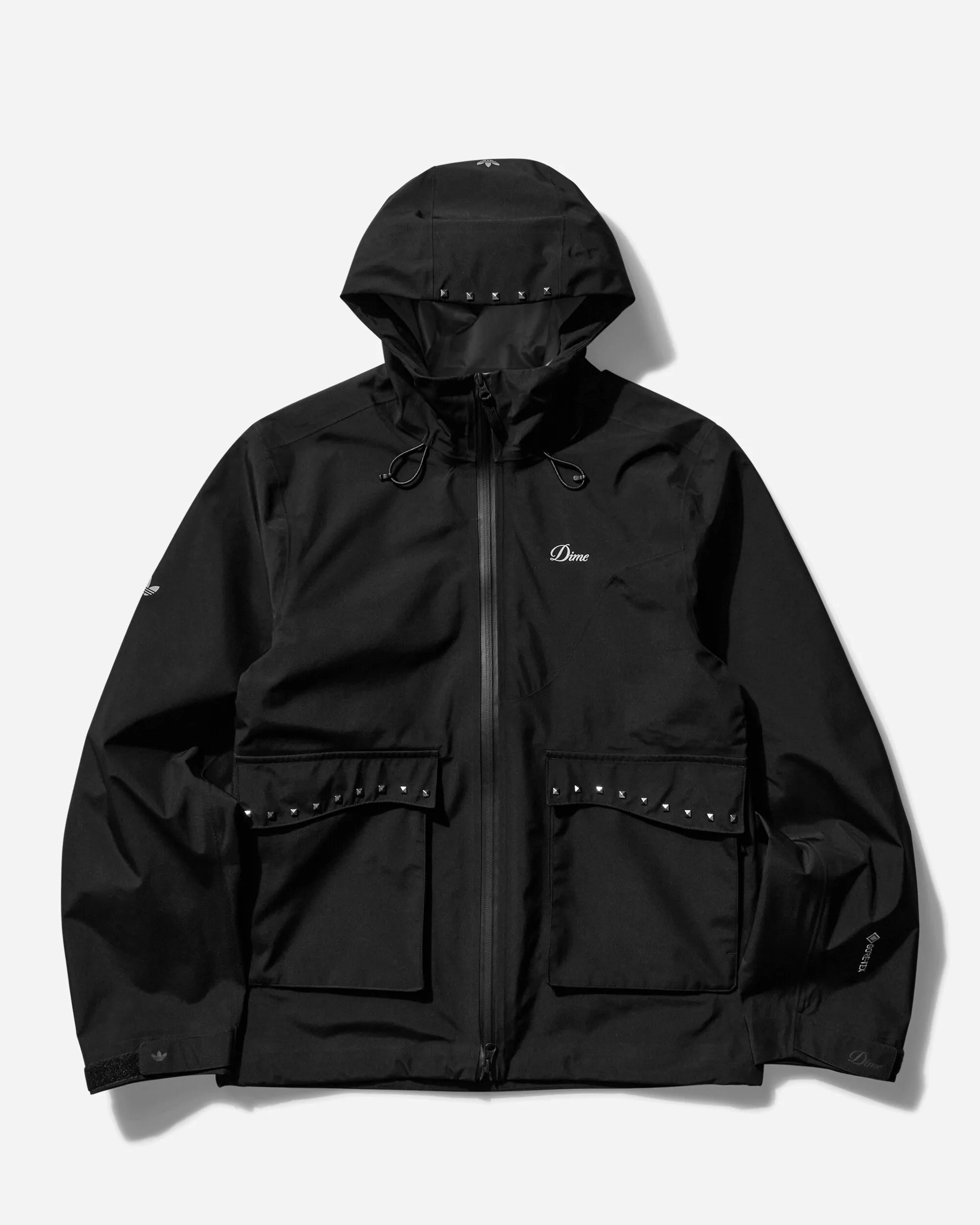 Herren Dime Steppjacke mit Nieten GORE-TEX Schwarz