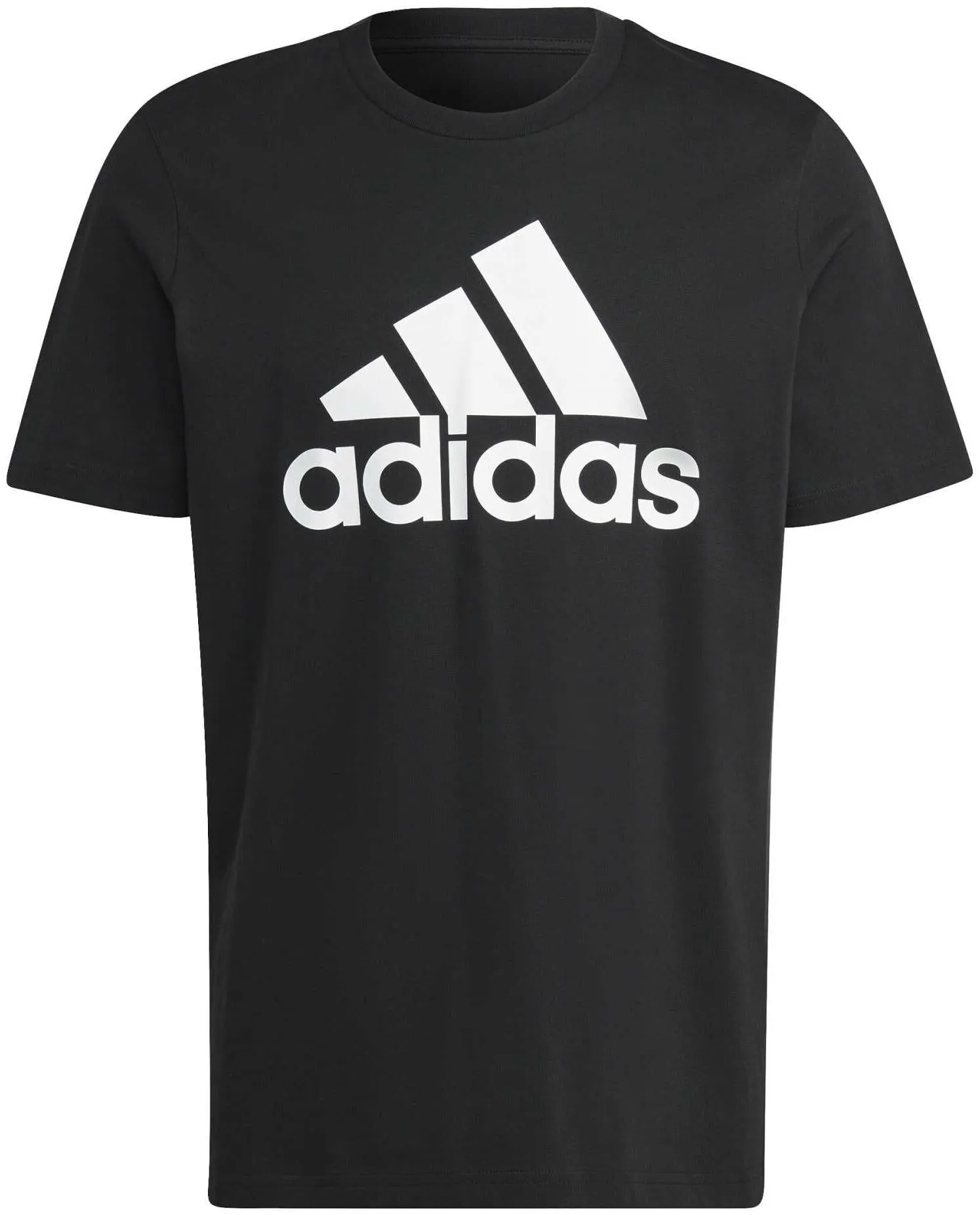 Herren Basic Single-Jersey T-Shirt mit großem Logo