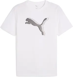 Herren T-Shirt mit Katzenlogo Grafik