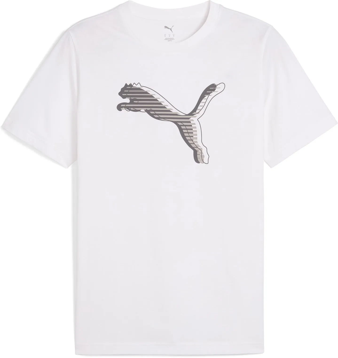 Herren T-Shirt mit Katzenlogo Grafik