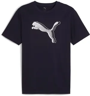 Herren T-Shirt mit Katzenlogo Grafik