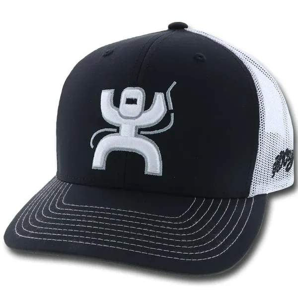 Men's Hooey Arc Cap #1862T-BKWH casual-baseball-cap
