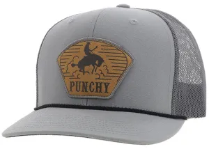 Men's Hooey Cavvy Punchy Cap #5032T-GY casual-baseball-cap