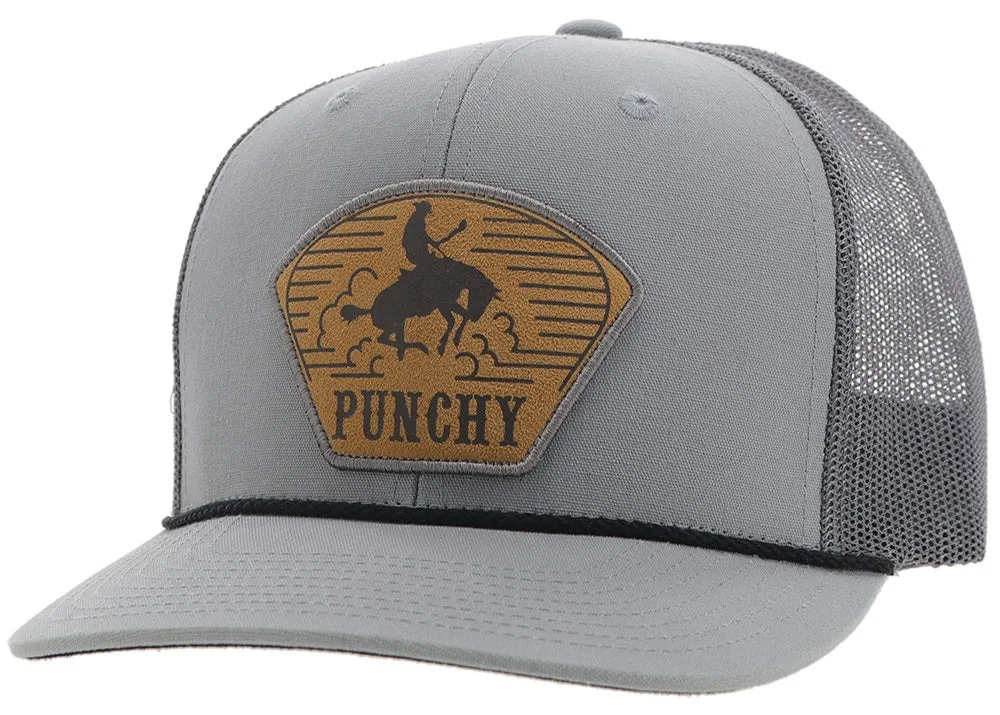 Men's Hooey Cavvy Punchy Cap #5032T-GY casual-baseball-cap