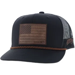 Men's Hooey Liberty Roper Cap #2510T-BK casual-baseball-cap
