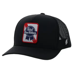 Men's Hooey Pabst Blue Ribbon Cap #2274T-BK casual-baseball-cap