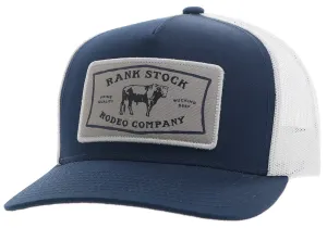 Men's Hooey Rank Stock Cap #2461T-NVWH casual-baseball-cap