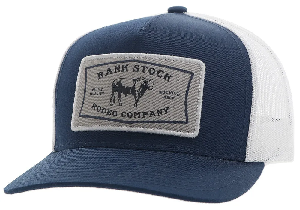 Men's Hooey Rank Stock Cap #2461T-NVWH casual-baseball-cap