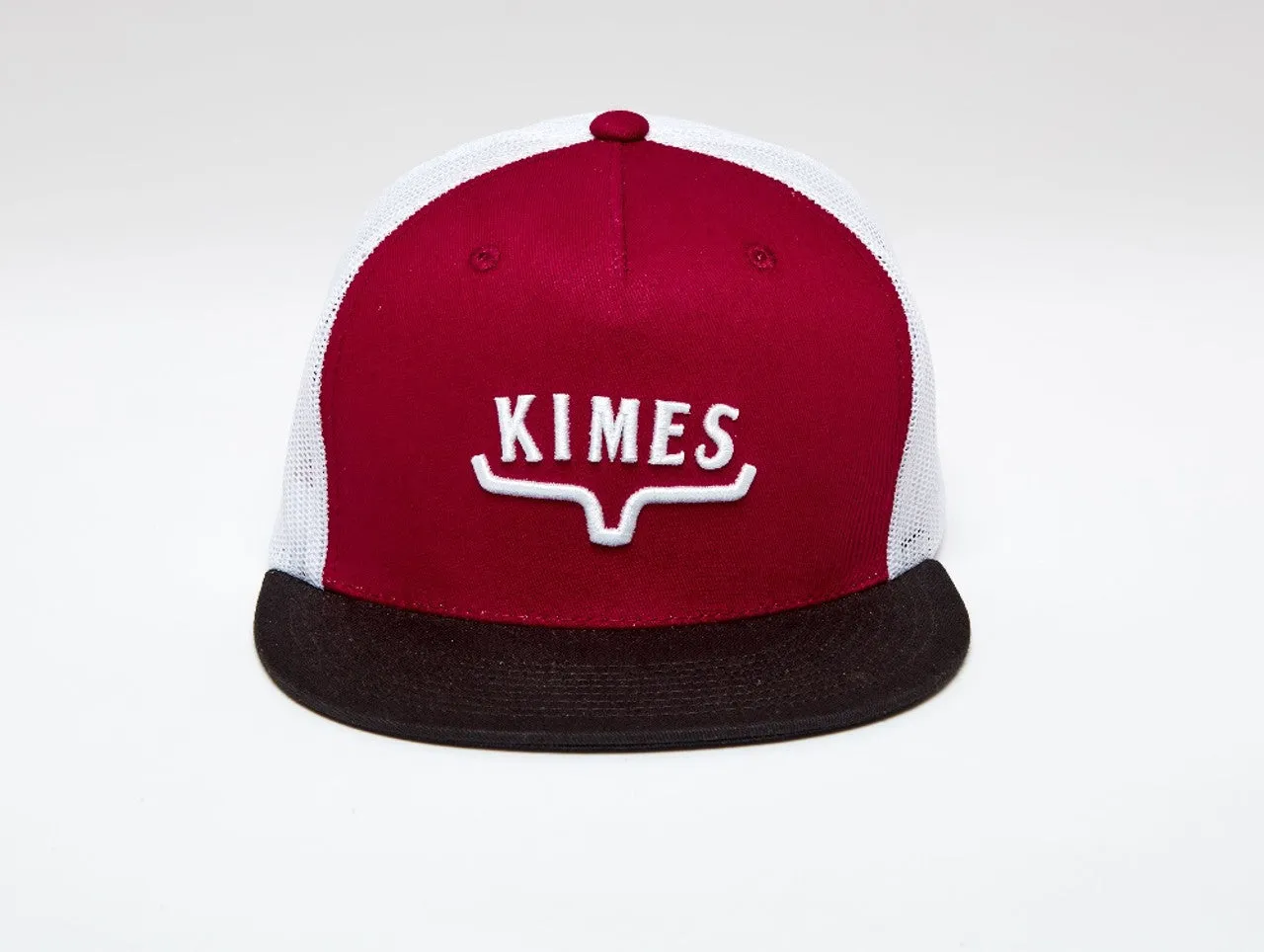 Men's Kimes Huxton Trucker Dark Red Cap