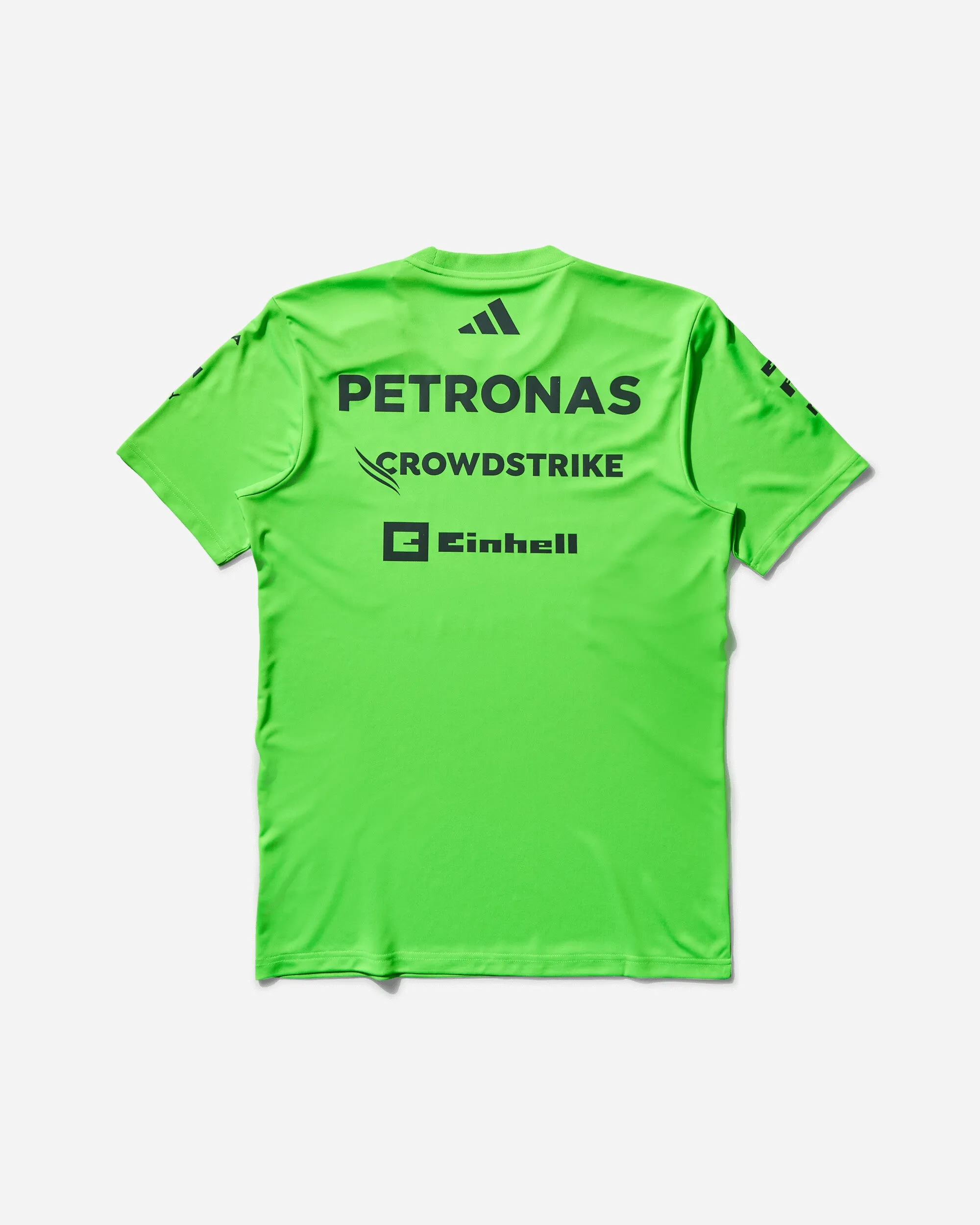 Herren Mercedes-AMG Petronas Formel 1 Team Aufbau T-Shirt Grün