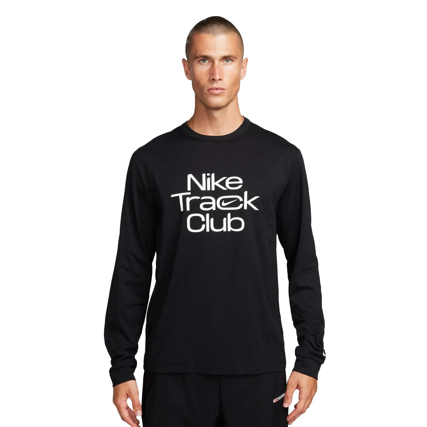 Nike Track Club Dri-FIT Langarm-Lauftop für Herren