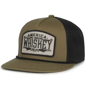 Men's Rural Cloth America We Grow Whiskey Cap #WGW-F03 casual-baseball-cap