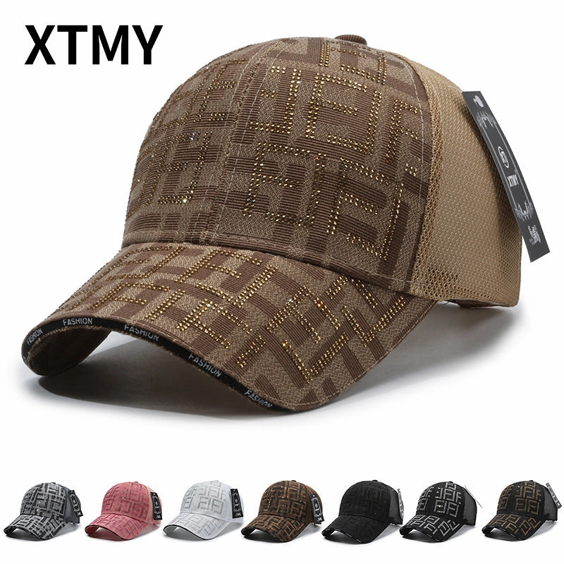 Mesh Breathable Letter F Duckbill Cap casual-baseball-cap