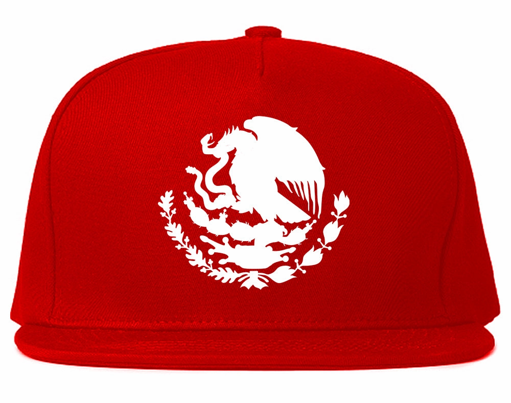 Mexican Color Coat Of Arms Mens Snapback Hat