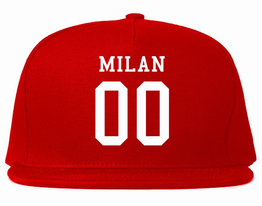 Milan Team 00 Jersey Snapback Hat