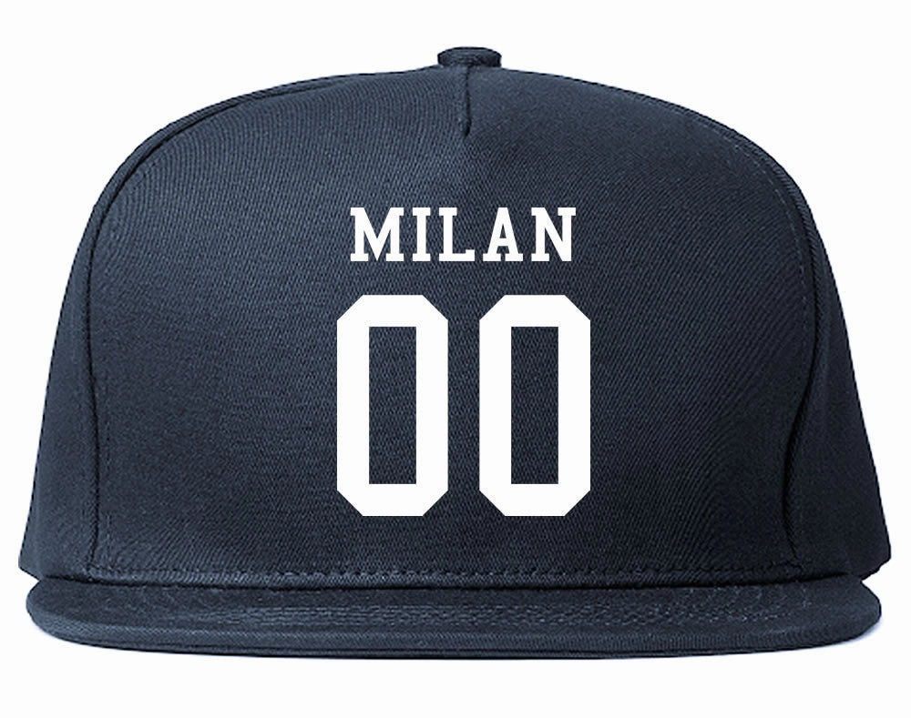 Milan Team 00 Jersey Snapback Hat