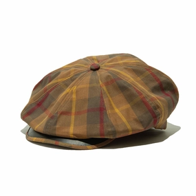 MILLERAIN PK CAP - Plaid fashion-wind-cap
