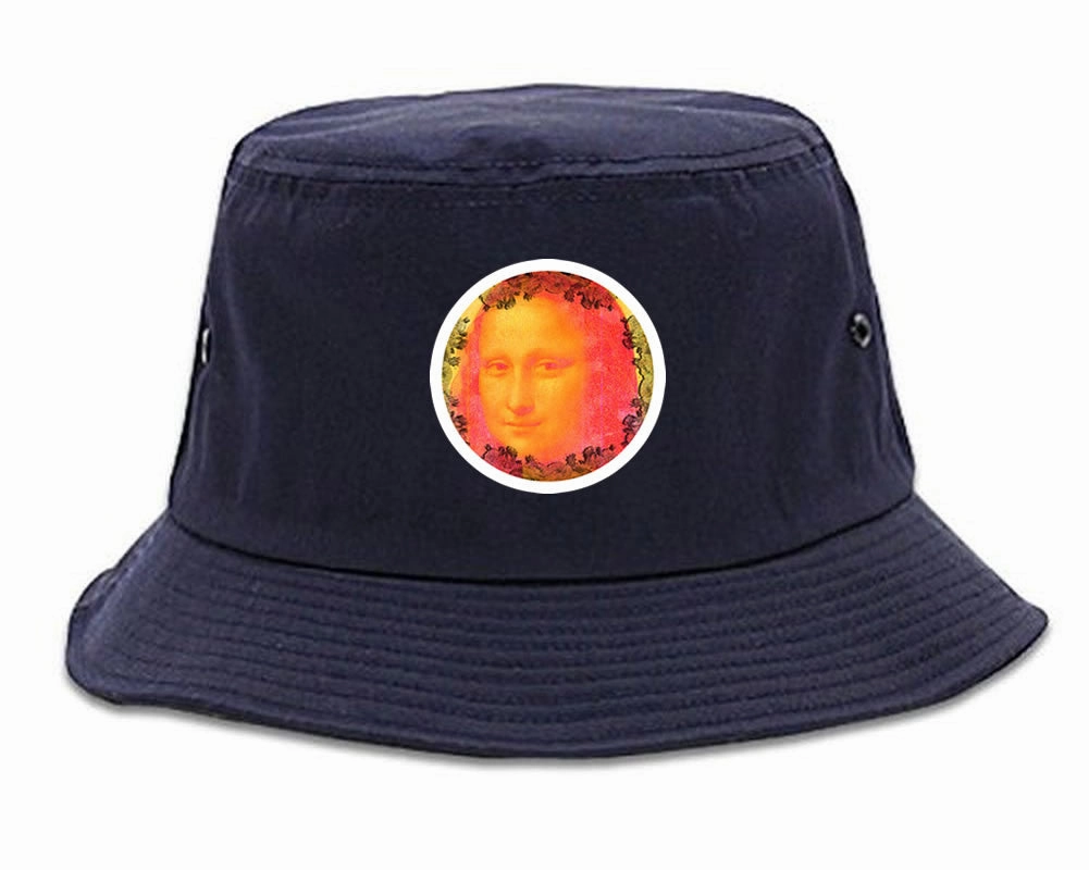 Mona Lisa Painting Art Bucket Hat