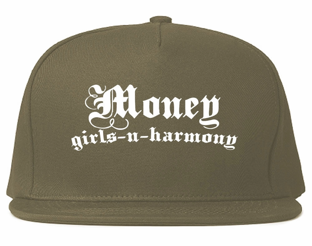 Money Girls And Harmony Snapback Hat