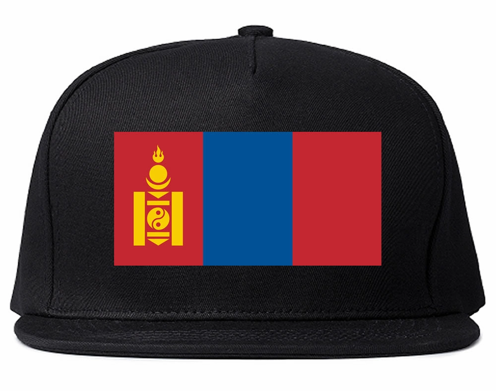 Mongolia Flag Country Printed Snapback Hat Cap