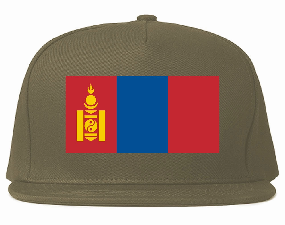 Mongolia Flag Country Printed Snapback Hat Cap