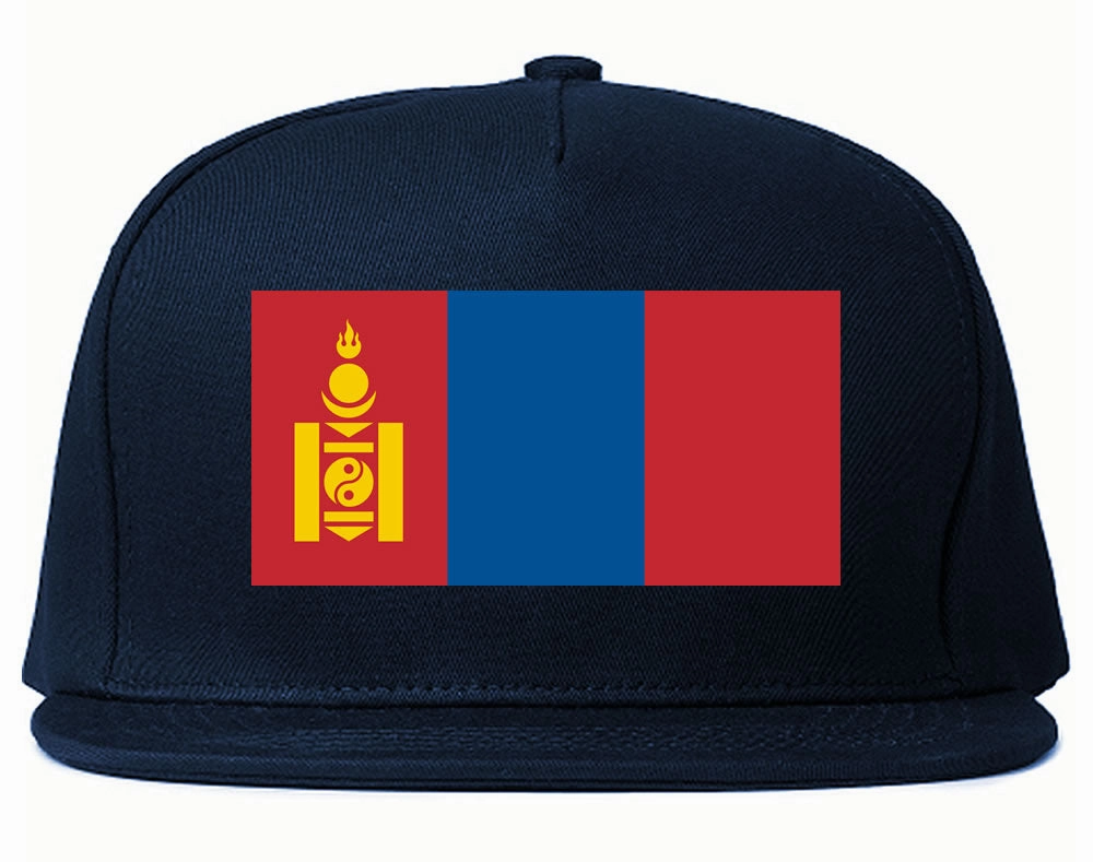 Mongolia Flag Country Printed Snapback Hat Cap