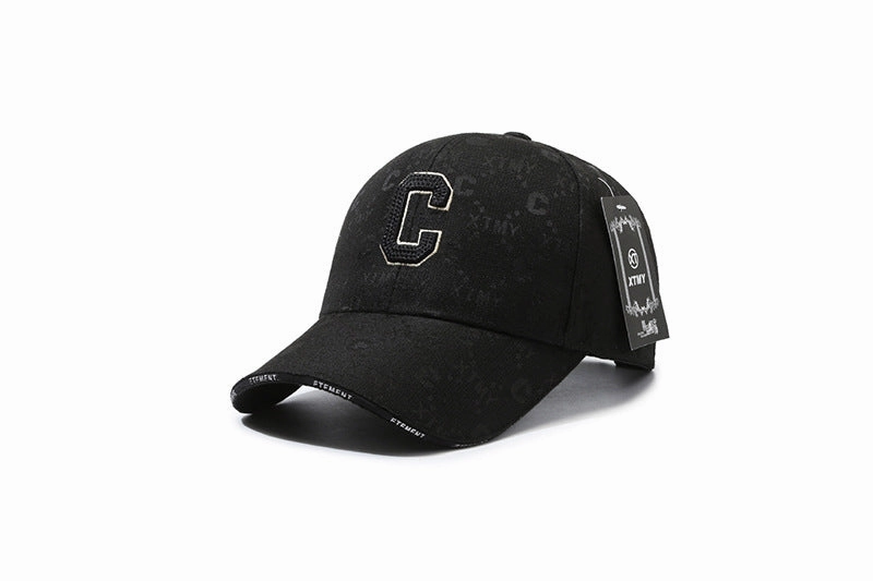 Monogram Embroidered Spring/Summer Baseball Cap