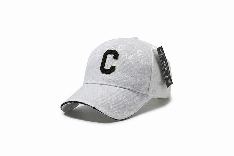 Monogram Embroidered Spring/Summer Baseball Cap