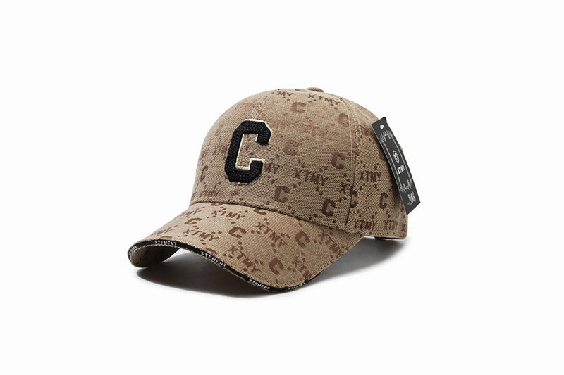 Monogram Embroidered Spring/Summer Baseball Cap