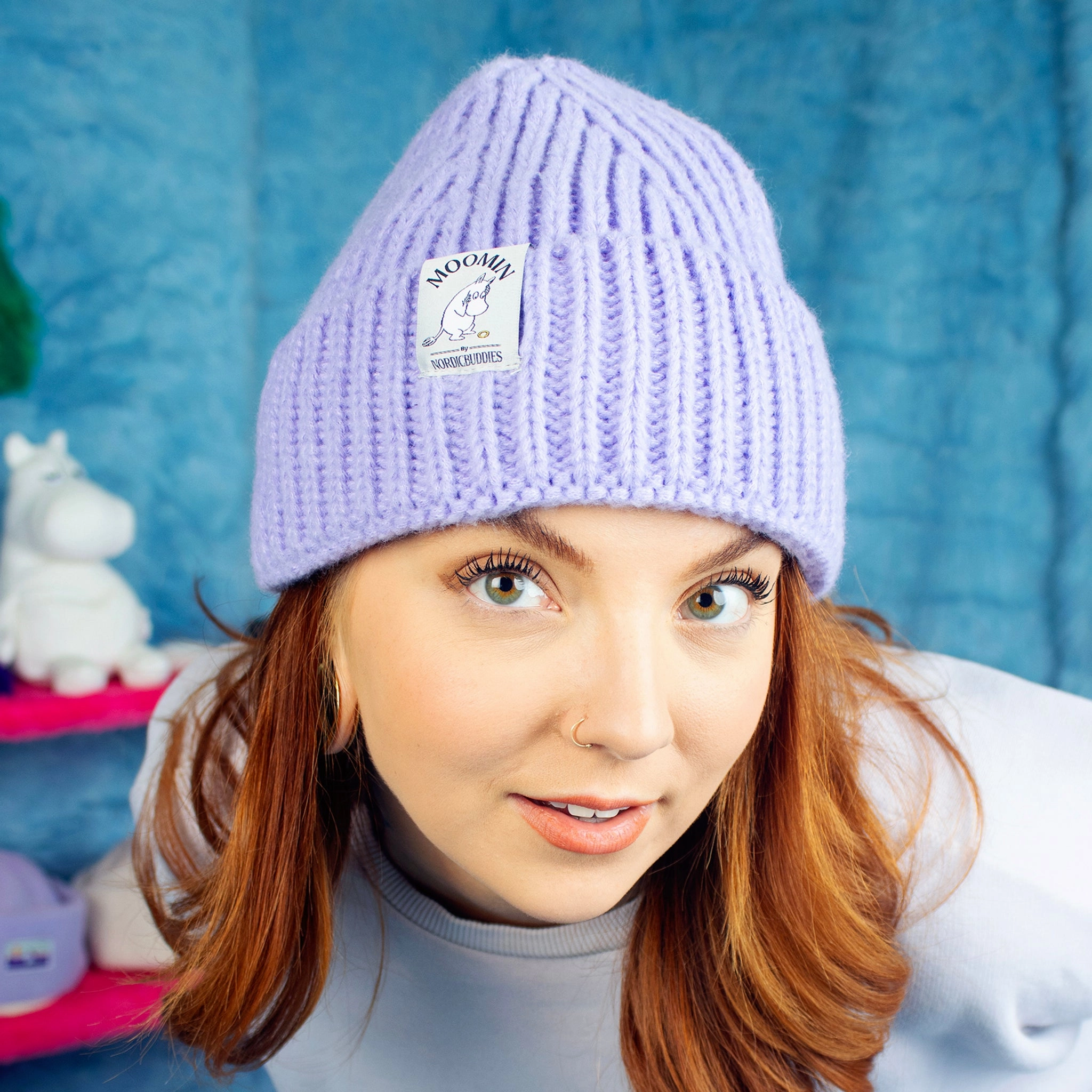Moomintroll Winter Hat Beanie Adult