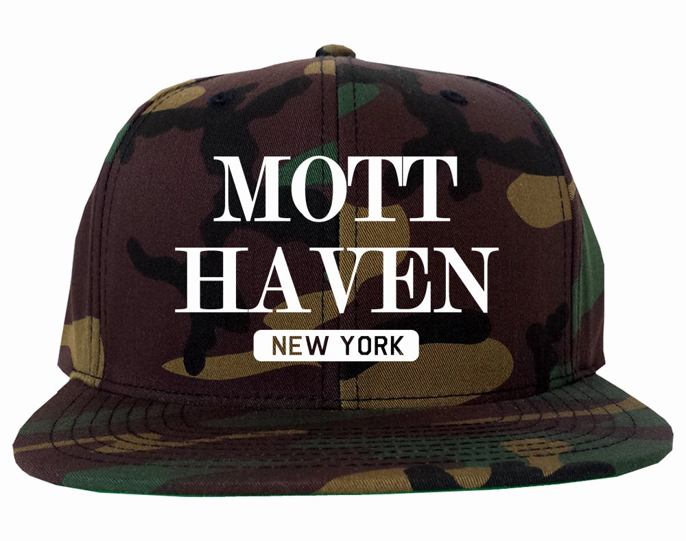 Mott Haven New York Mens Snapback Hat