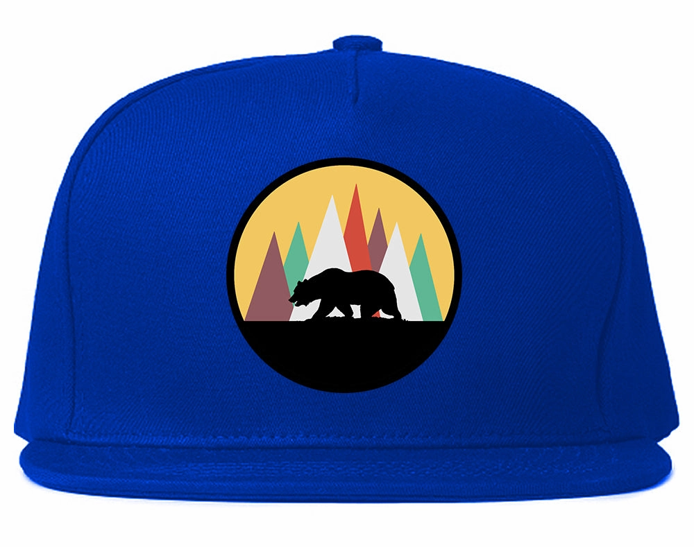 Mountain Bear Outdoor Mens Snapback Hat