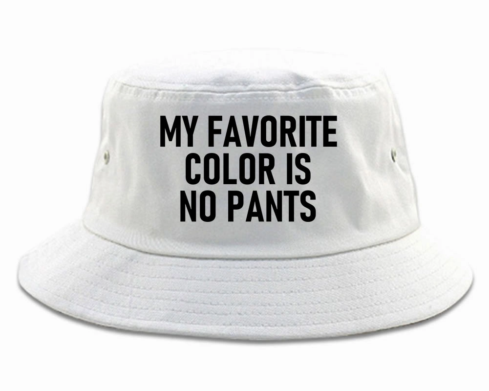 My Favorite Color Is No Pants Mens Bucket Hat
