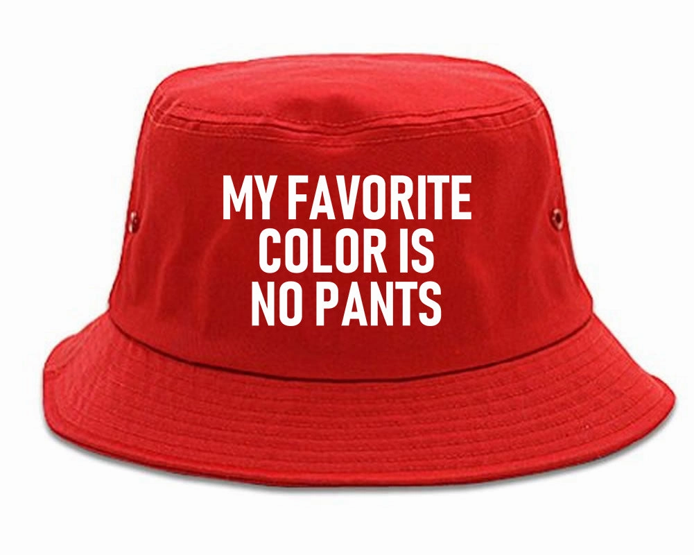 My Favorite Color Is No Pants Mens Bucket Hat