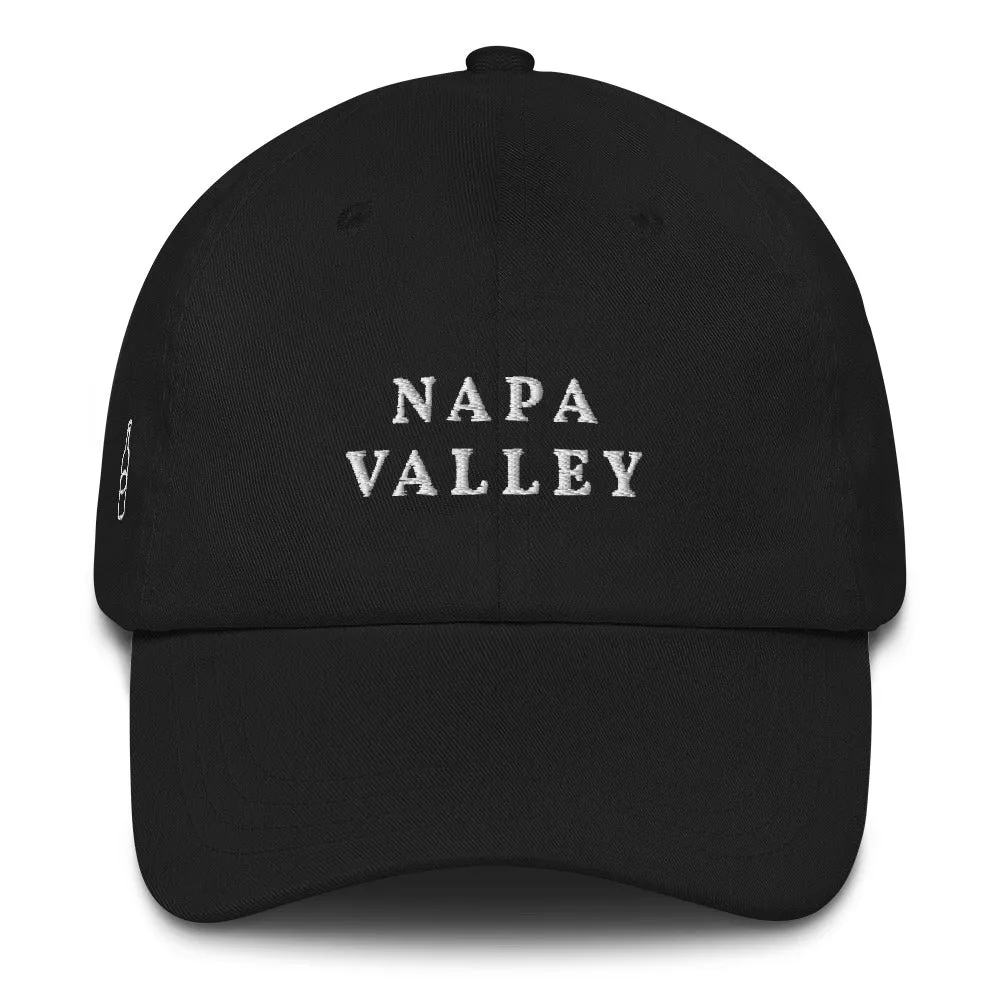 Napa Valley Cap White Font