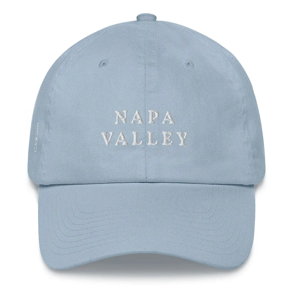 Napa Valley Cap White Font
