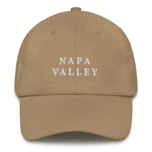 Napa Valley Cap White Font casual-baseball-cap