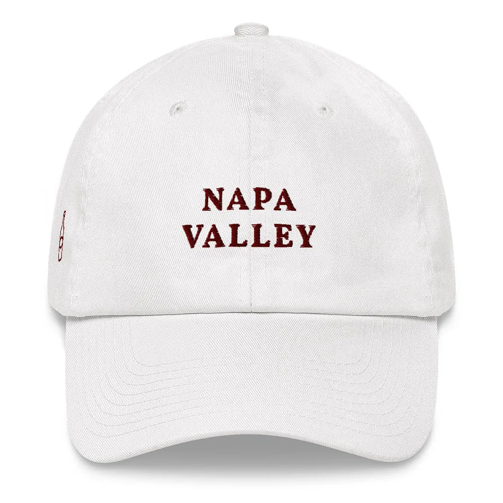 Napa Valley Cap Wine Font casual-baseball-cap