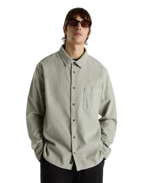 Nate Corduroy Gewebtes Hemd in London Fog
