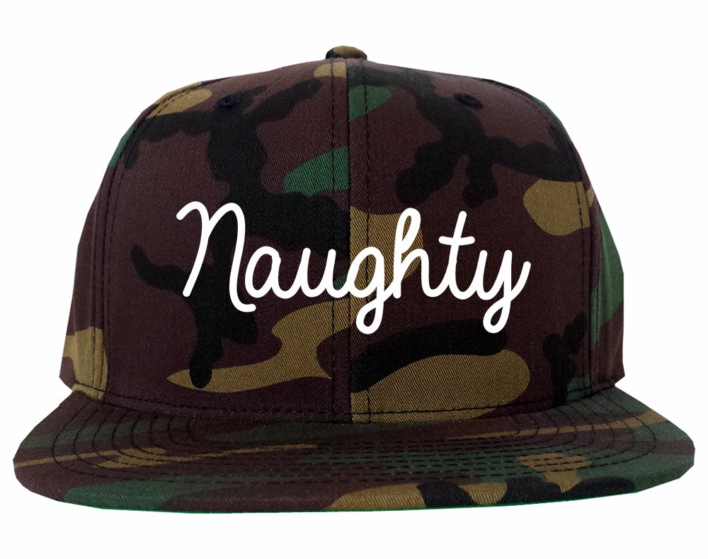 Naughty Script Bad Mens Snapback Hat