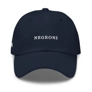 Negroni Cap White Font casual-baseball-cap