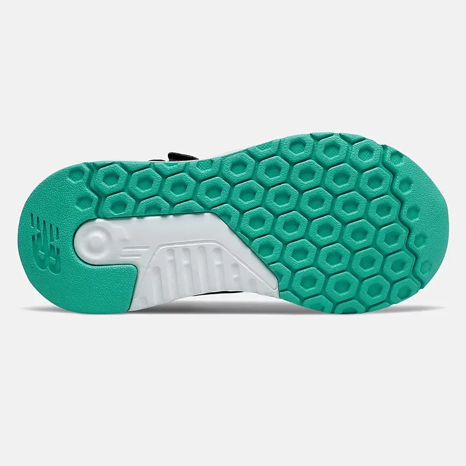 New Balance Schwarz/Rosa Limonade/Sommer Jade 455v2 Kindersneaker